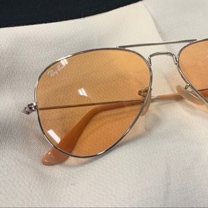 RAYBAN Orange aviators, evolve